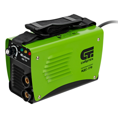 Аппарат инверторный дуговой сварки ИДС-170, 170 А, ПВ 80%, диаметр электрода 1.6-3.2 мм Сибртех по ценам производителя в Уфе с доставкой по всей России