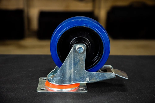 Колесо поворотное резина SRCLb 63 160 мм с тормозом (N) по ценам производителя в Уфе с доставкой по всей России