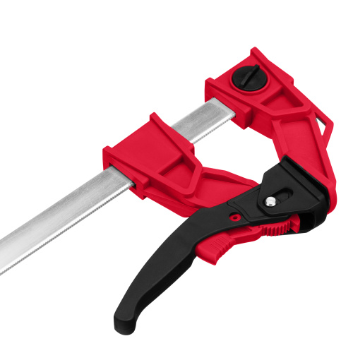 Струбцина реечная быстрозажимная, усиленная, пластиковый корпус рычажно-храповой механизм, 500 х 100 х 661 мм, штанга 5 х 22 мм Matrix по ценам производителя в Уфе с доставкой по всей России