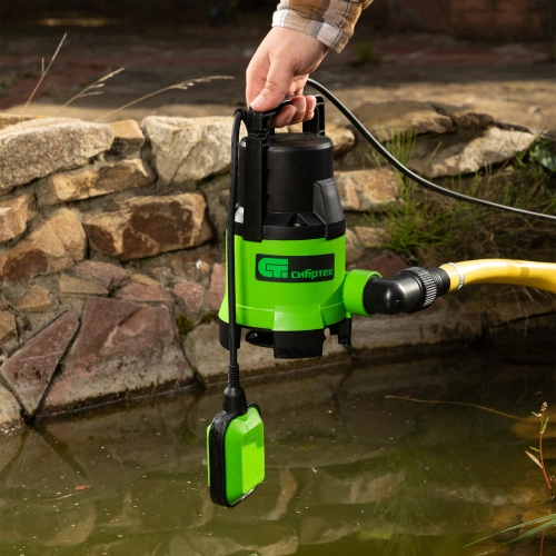 Дренажный насос для грязной воды СДН450-35, 450 Вт, напор 5.5 м, 8000 л/ч Сибртех по ценам производителя в Уфе с доставкой по всей России