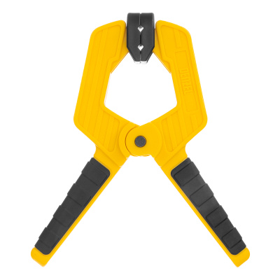 Струбцина клещеобразная, усиленная 65 х 50 мм, двухкомпонентные рукоятки Denzel по ценам производителя в Уфе с доставкой по всей России