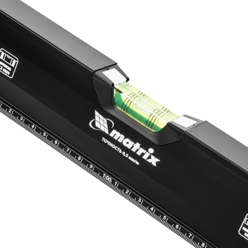 Уровень алюминиевый, усиленный, фрезерованный, 3 глазка, двухкомпонентные рукоятки, 2000 мм Matrix по ценам производителя в Уфе с доставкой по всей России