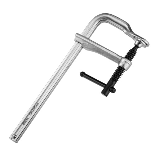 Струбцина F-образная, 80x200мм, кованая Denzel по ценам производителя в Уфе с доставкой по всей России