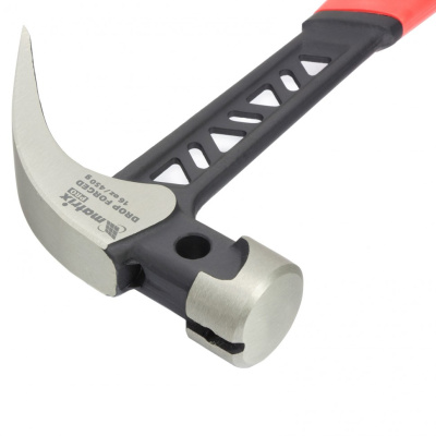 Молоток-гвоздодер, 450 г, цельнокованый, боек с магнитом, двухкомпонентная обрезиненная рукоятка Matrix Pro по ценам производителя в Уфе с доставкой по всей России