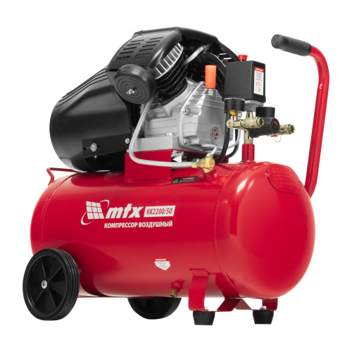 Компрессор воздушный КК-2200/50, 2,2 кВт, 350 л/мин, 50 л, прямой привод, масляный MTX по ценам производителя в Уфе с доставкой по всей России
