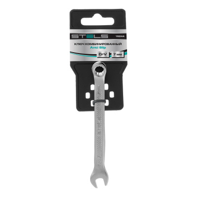Ключ комбинированный, 7 мм, CrV, антислип Stels по ценам производителя в Уфе с доставкой по всей России