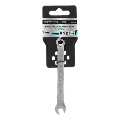 Ключ комбинированный, 7 мм, CrV, антислип Stels по ценам производителя в Уфе с доставкой по всей России