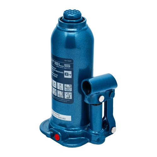 Домкрат гидравлический бутылочный, 6 т, h подъема 207-404 мм Stels по ценам производителя в Уфе с доставкой по всей России