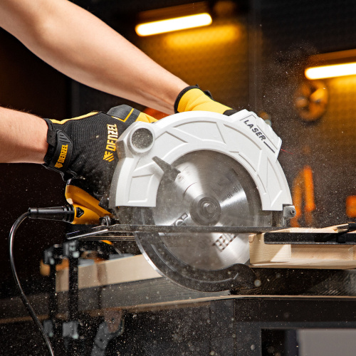 Пила циркулярная CS-210, 1800 Вт, 210 мм Denzel по ценам производителя в Уфе с доставкой по всей России