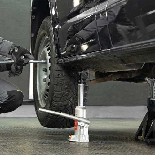 Домкрат гидравлический бутылочный, 4 т, h подъема 194-372 мм Matrix по ценам производителя в Уфе с доставкой по всей России