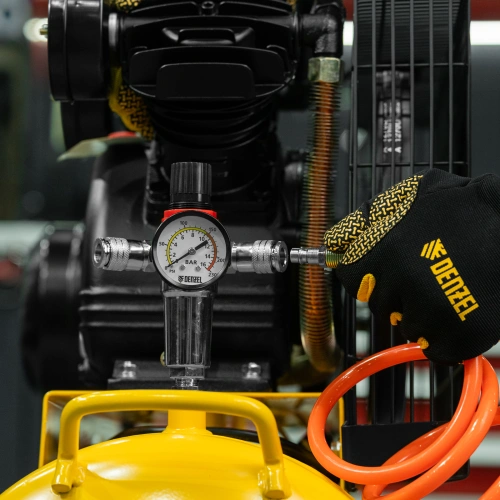 Компрессор воздушный BCV2300/100, ременный привод, 2.3 кВт, 100 литров, 440 л/мин Denzel по ценам производителя в Уфе с доставкой по всей России