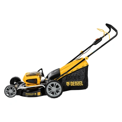 Газонокосилка аккумуляторная бесщеточная RLM450-36, Li-ion, 36 В, 4 Ач, 450 мм, травосборник 40 л Denzel по ценам производителя в Уфе с доставкой по всей России