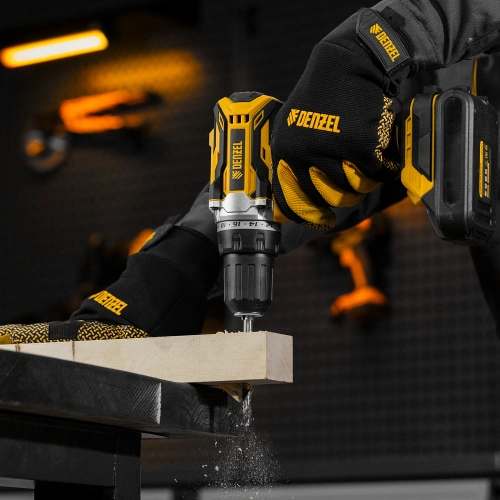 Дрель-шуруповерт аккумуляторная, бесщет. BLDL-18-0 Li-Ion, 18 В Denzel по ценам производителя в Уфе с доставкой по всей России