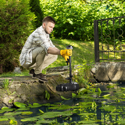 Насос фонтанный FNP90-39, 92 Вт, подъем 3,9 м, 3200 л/ч, колокольчик/каскад/гейзер Denzel по ценам производителя в Уфе с доставкой по всей России