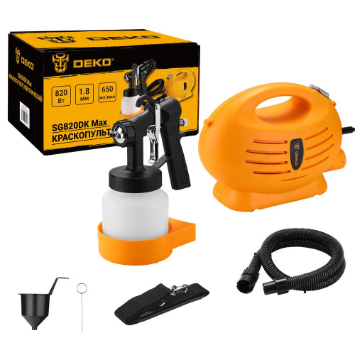 Краскопульт электрический DEKO SG820DK Max, 800 мл, 820Вт по ценам производителя в Уфе с доставкой по всей России