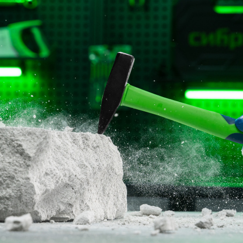 Молоток слесарный, 300 г, фибергласовая обрезиненная рукоятка Сибртех по ценам производителя в Уфе с доставкой по всей России