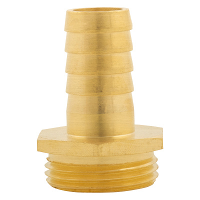 Штуцер для шланга 3/4" с наружной резьбой G1" Denzel по ценам производителя в Уфе с доставкой по всей России