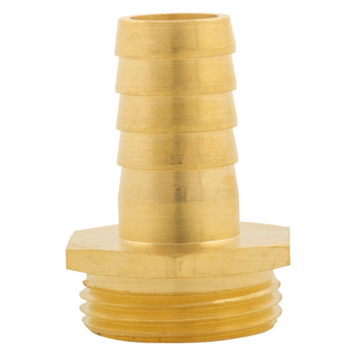 Штуцер для шланга 3/4" с наружной резьбой G1" Denzel по ценам производителя в Уфе с доставкой по всей России