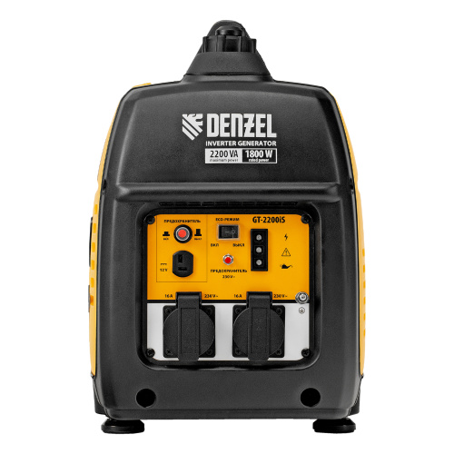Генератор инверторный GT-2200iS, 2.2 кВт, 230 В, бак 4 л, закрытый корпус, ручной старт Denzel по ценам производителя в Уфе с доставкой по всей России