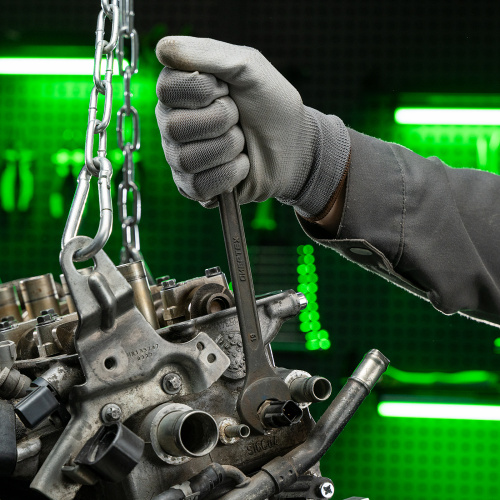 Набор ключей комбинированных, 5,5 - 32 мм, 27 шт., CrV, фосфатированные Сибртех по ценам производителя в Уфе с доставкой по всей России