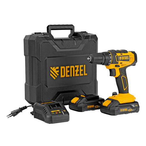 Дрель-шуруповерт аккумуляторная CDL-18-02BM, Li-Ion, 18 В, 2 аккумулятор Denzel по ценам производителя в Уфе с доставкой по всей России