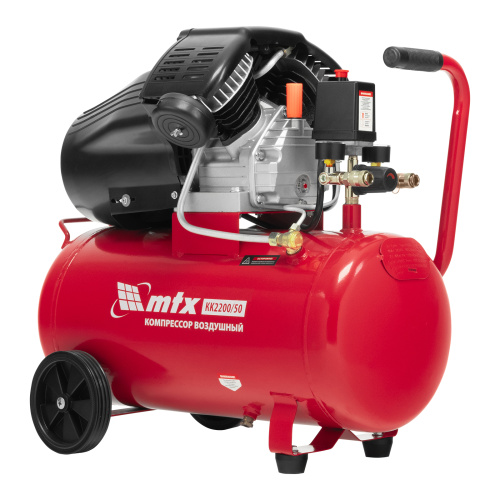 Компрессор воздушный КК-2200/50, 2,2 кВт, 350 л/мин, 50 л, прямой привод, масляный MTX по ценам производителя в Уфе с доставкой по всей России