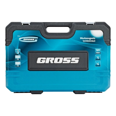 Набор инструментов, 1/4", 1/2", CrV, 120 зубьев, 101 предмет Gross по ценам производителя в Уфе с доставкой по всей России