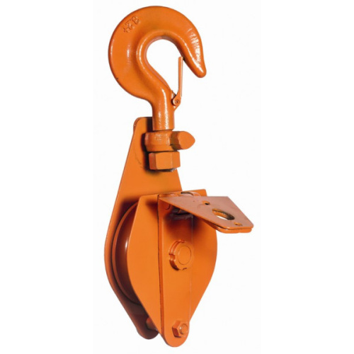 Блок шкивовый однорольный с крюком и откидной щекой Cибталь 1 т, D каната 7 - 11 мм, СибТаль по ценам производителя в Уфе с доставкой по всей России