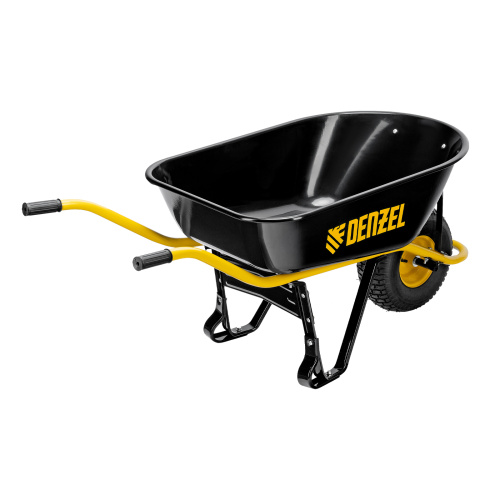 Тачка строительная, усиленная, объем 130 л, 230 кг, колесо 15х6.00-6 Denzel по ценам производителя в Уфе с доставкой по всей России