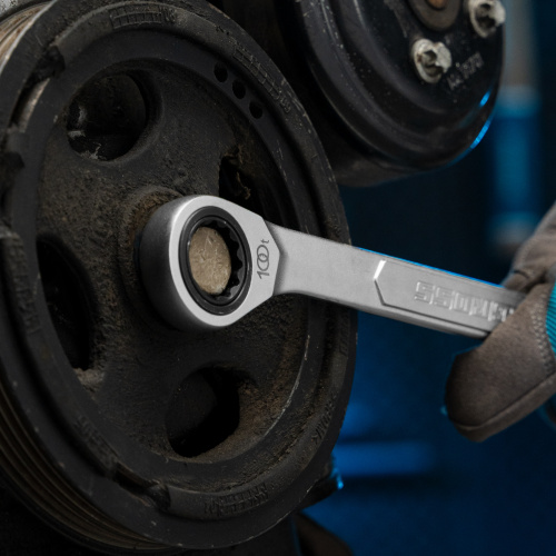 Ключ комбинированный трещоточный, 18 мм, количество зубьев 100 Gross по ценам производителя в Уфе с доставкой по всей России