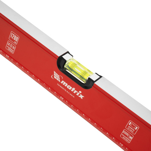 Уровень алюминиевый, фрезерованный, 3 глазка, рукоятки, 1200 мм Matrix по ценам производителя в Уфе с доставкой по всей России