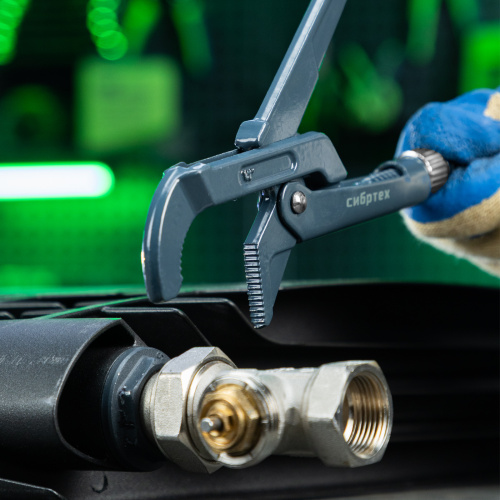 Ключ трубный рычажный КТР-0, 1/2", кованый, тип "B" Сибртех по ценам производителя в Уфе с доставкой по всей России