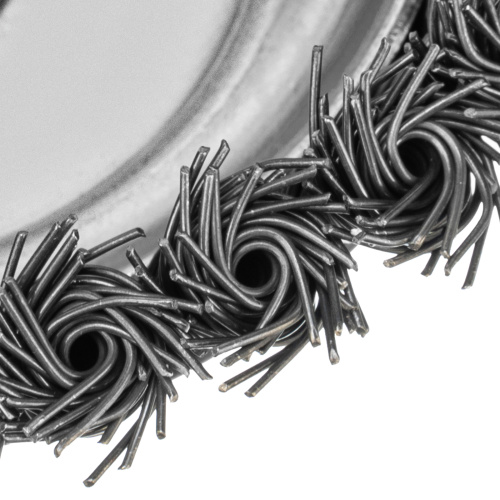 Щетка для УШМ, 150 мм, М14, "чашка", крученая проволока 0.8 мм Matrix по ценам производителя в Уфе с доставкой по всей России