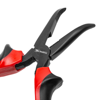 Длинногубцы изогнутые Black Nickel, 160 мм, двухкомпонентные рукоятки Matrix по ценам производителя в Уфе с доставкой по всей России