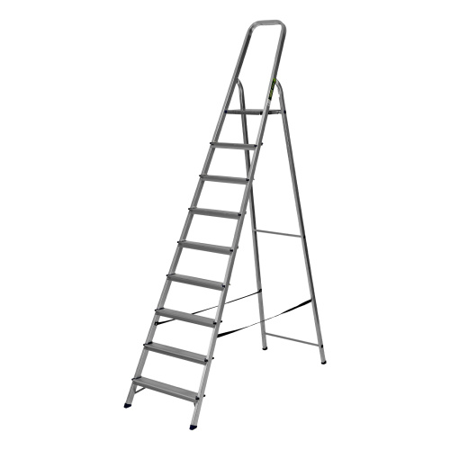 Стремянка, 9 ступеней, алюминиевая, Сибртех по ценам производителя в Уфе с доставкой по всей России