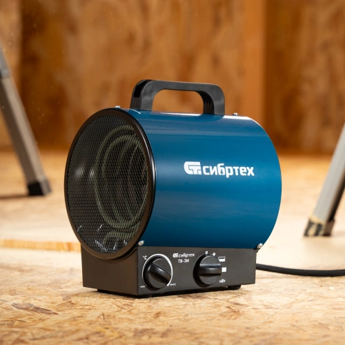 Тепловая пушка ТВ-3М (тепловентилятор), 230 В, 3 режима: вентилятор/1500 Вт /3000 Вт Сибртех купить в Москве с доставкой по всей России | ProtosMarket.ru
