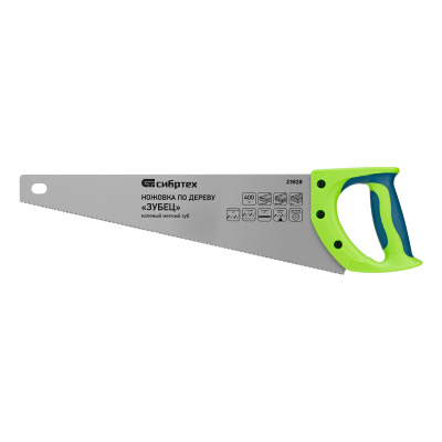 Ножовка по дереву"Зубец" для точных пильных работ, 400 мм, каленый зуб 2D, 14 TPI, двухкомпонентная рукоятка Сибртех по ценам производителя в Уфе с доставкой по всей России
