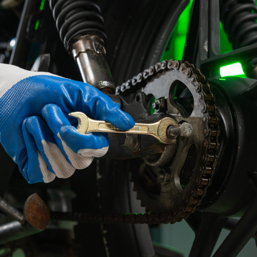 Набор ключей рожковых 6-22 мм, 8 шт, желтый цинк Сибртех по ценам производителя в Уфе с доставкой по всей России