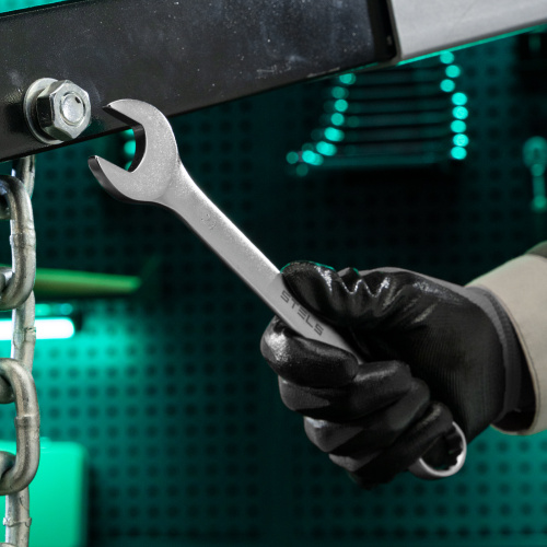 Ключ комбинированный, 23 мм, CrV, матовый хром Stels по ценам производителя в Уфе с доставкой по всей России