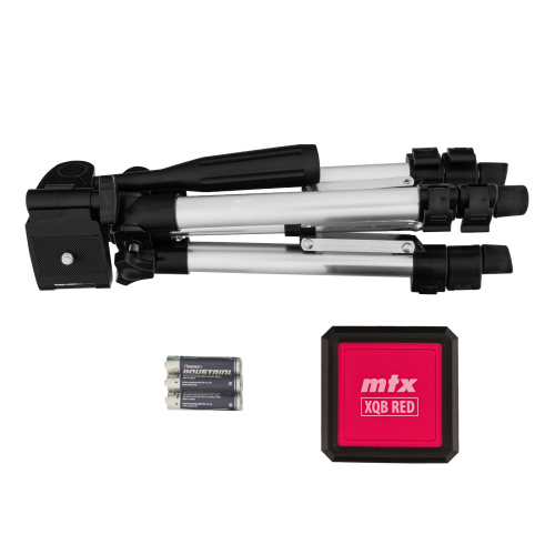 Лазерный уровень XQB RED Pro SET, 10 м, красный луч, батарейки, штатив MTX по ценам производителя в Уфе с доставкой по всей России