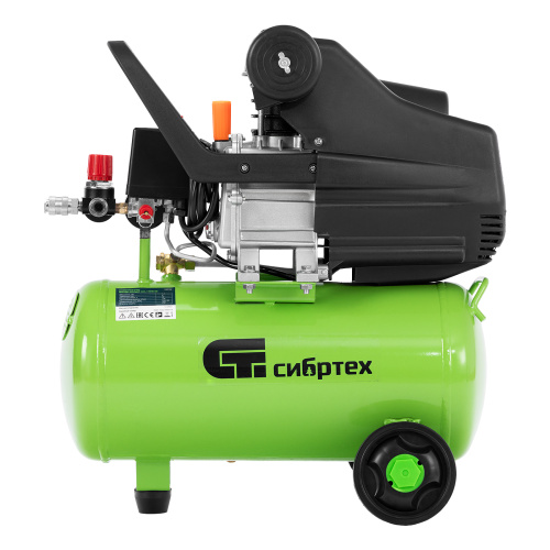 Компрессор воздушный КК-1100/22, 1, 1 кВт, 135 л/мин, 22 л, прямой привод, масляный Сибртех по ценам производителя в Уфе с доставкой по всей России