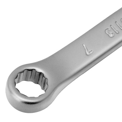 Ключ комбинированный, 7 мм, CrV, матовый хром Matrix по ценам производителя в Уфе с доставкой по всей России