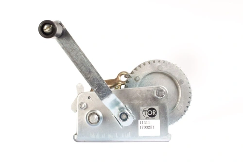 Лебедка ручная барабанная с тросом 1000кг  10м оцинкованная TOR FD купить в Москве с доставкой по всей России | ProtosMarket.ru