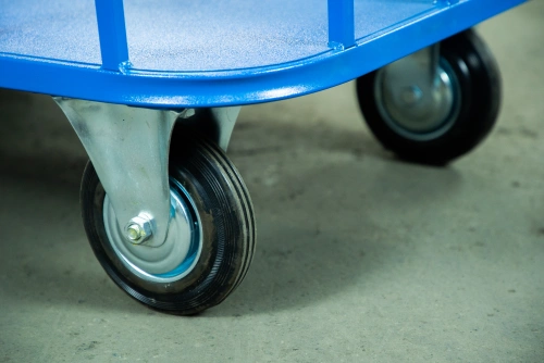 Тележка платформенная TOR ТП-МБ (600х1000) с бортами (колеса 160 мм) по ценам производителя в Уфе с доставкой по всей России