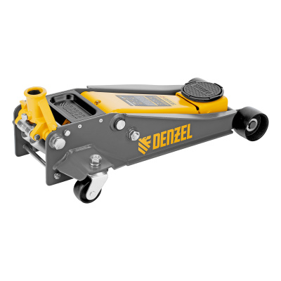 Домкрат гидравлический подкатной, 3 т, 125-470 мм, быстрый подъем, проф. Denzel по ценам производителя в Уфе с доставкой по всей России