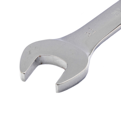 Ключ комбинированный трещоточный, 32 мм, CrV, шарнирный, зеркальный хром Matrix по ценам производителя в Уфе с доставкой по всей России