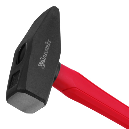 Молоток слесарный optimal, 1500 г, фибергласовая обрезиненная рукоятка, квадратный боек Matrix по ценам производителя в Уфе с доставкой по всей России