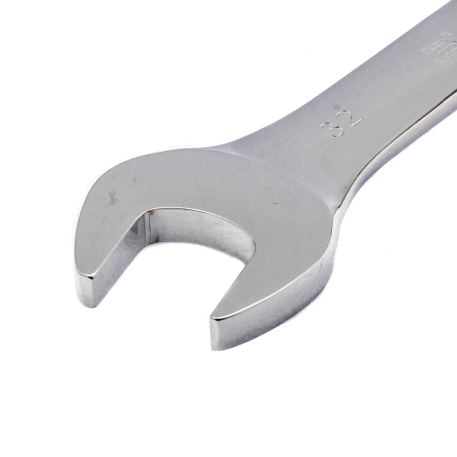 Ключ комбинированный трещоточный, 32 мм, CrV, шарнирный, зеркальный хром Matrix по ценам производителя в Уфе с доставкой по всей России