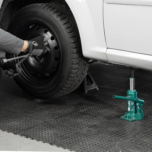 Домкрат гидравлический бутылочный, 5 т, 180-340 мм Сибртех по ценам производителя в Уфе с доставкой по всей России