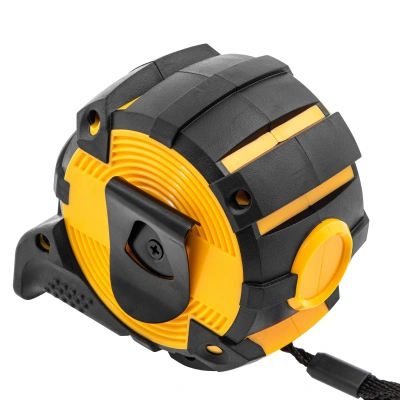 Рулетка 5м х 32мм, автоматич. фиксац., нейлон. покрытие, магнит. зацеп, двухстор. разметка Denzel по ценам производителя в Уфе с доставкой по всей России